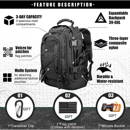 Tactical Backpack Men Women Outdoor Hiking Backpacks Travel Backpack Backpacks