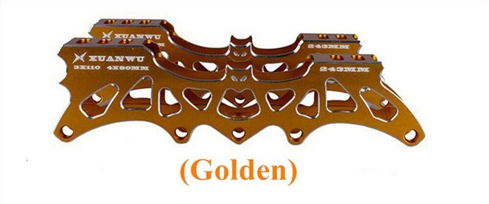 3*110mm/ 4*80mm Skate Frame Inline Speed Skate Base Boot Nail Distance 150-195mm