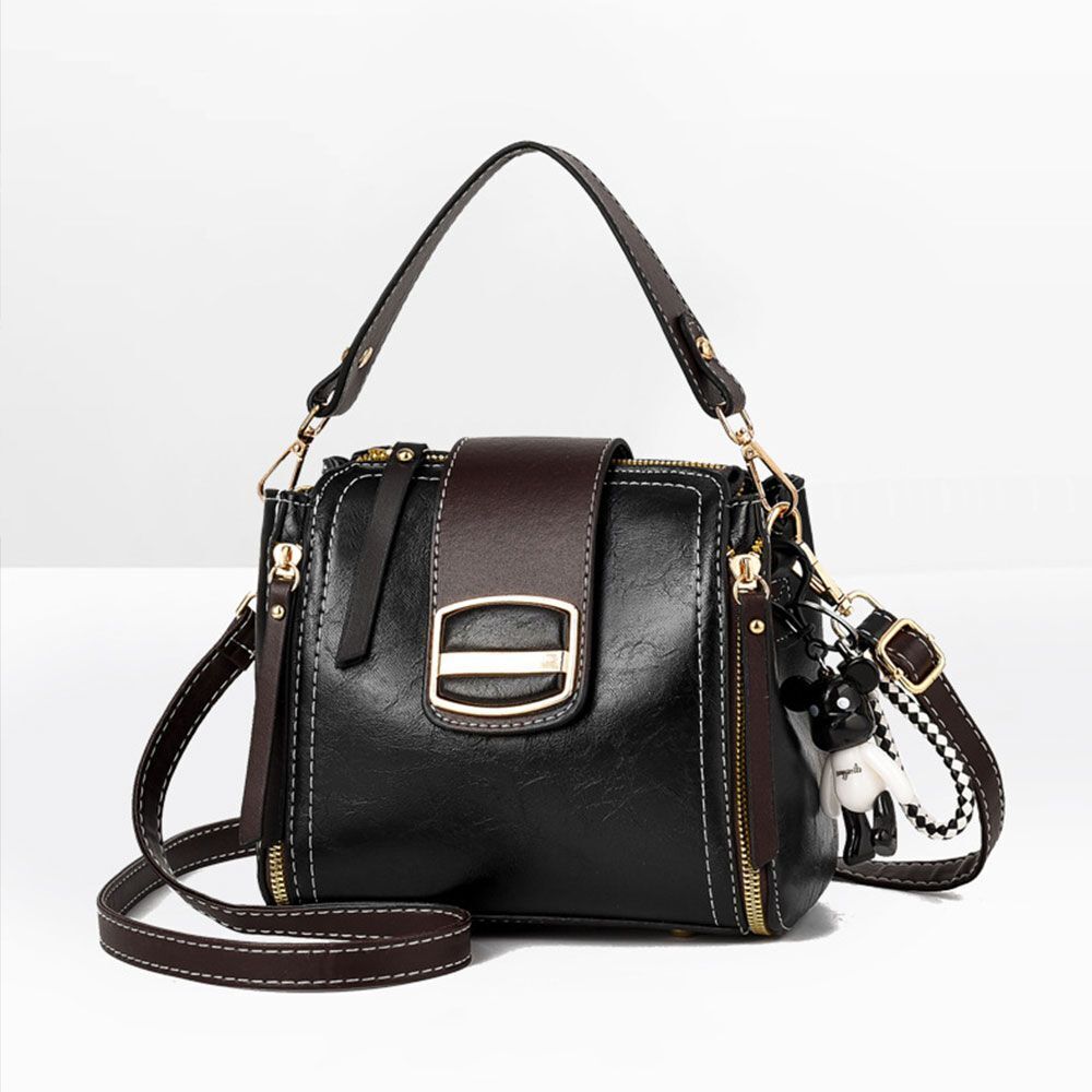Handbags Women Vintage Leather Shoulder Hand Bag Crossbody Purses Messenger Bag