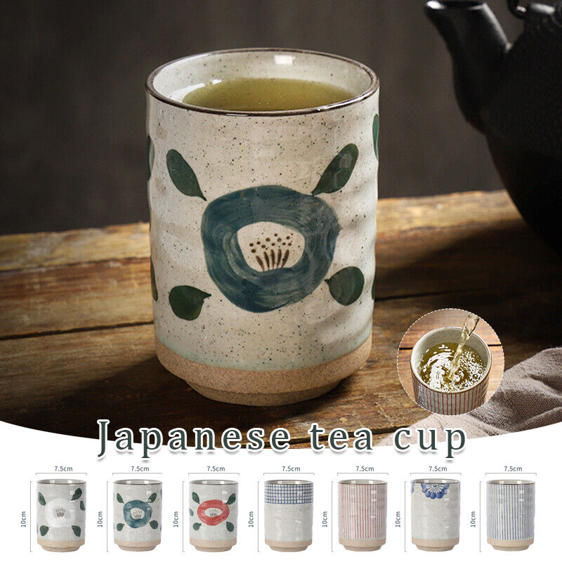 300ml Vintage Japanese Ceramic Mugs Tea Wine Sushi Sake Cup Restaurant Travel