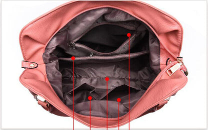 Luxury Handbags Women Shoulder Bag Casual Large Bags Soft Leather Crossbody Bag