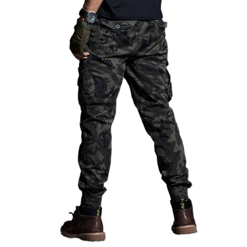 Khaki Pants Men Military Tactical Joggers Camouflage Cargo Pants Army Trousers