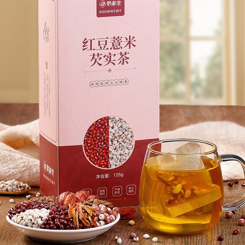 Natural Teabag Includes Coix Ormosia Herbal Teabags for Weight Lose Teabag