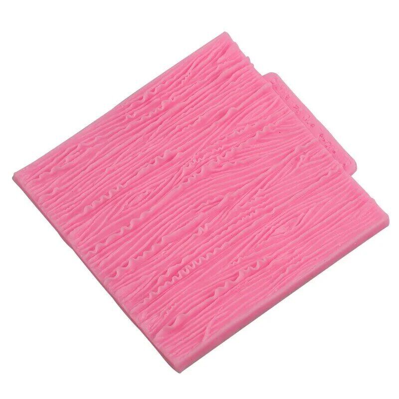 Tree Bark Texture Wood Pattern Silicone Mould Mat Fondant Cake Decoration Mold