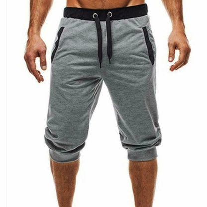 Mens Shorts Baggy Jogger Short Slacks Soft Cotton Trousers Shorts Men's Pants