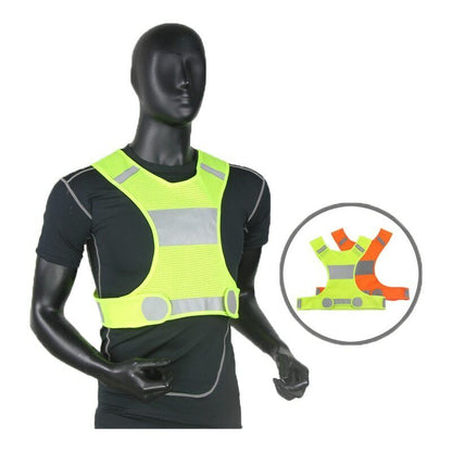 New High Visibility Reflective Short Safety Vest, Night Running Reflective