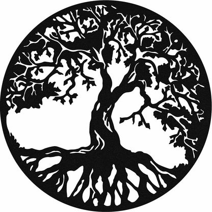 Metal Wall Art - Tree of Life Ornaments Artwork Wall Stickers Shape Decoration