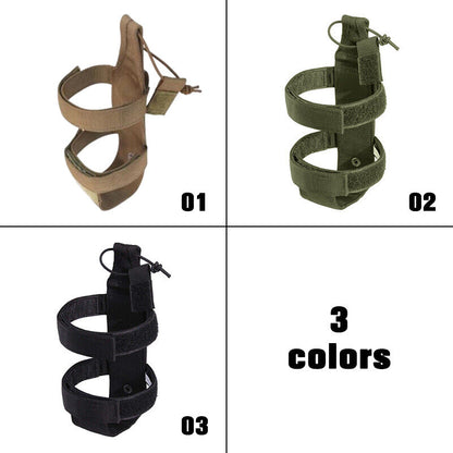 Outdoor Tactical Water Bottle Holder Carrier Bag Kettle Pouch Travel Camping
