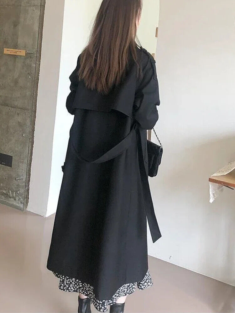 Coats Woman Winter Windbreaker Women's Trench Coat Overcoat