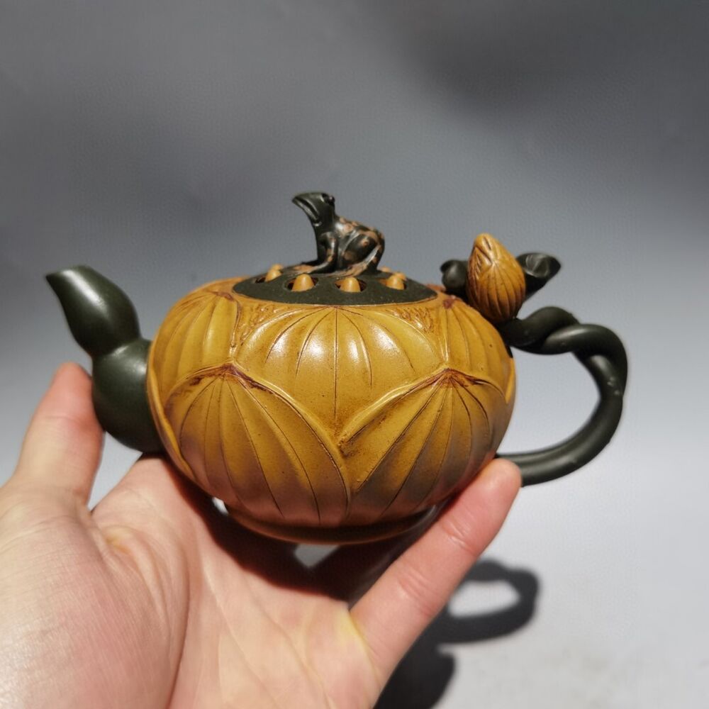 Vintage China Yixing Purple Clay Teapot Zisha Ceremony Exquisite Teaware Collect