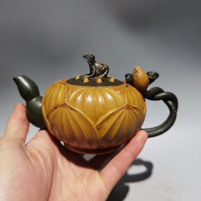 Vintage China Yixing Purple Clay Teapot Zisha Ceremony Exquisite Teaware Collect