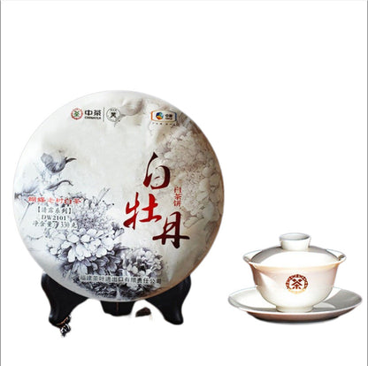 Zhongcha White Tea High Mountain Old Tree White Tea White Peony Tea Cake 330g