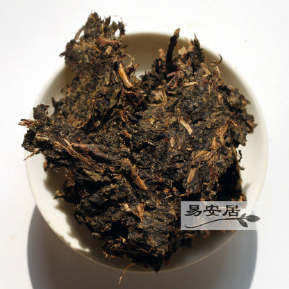 300g Anhua Baishaxi Dark Tea with Golden Flower Dark Tea Fu Cha Fu Brick 安化黑茶 茯砖