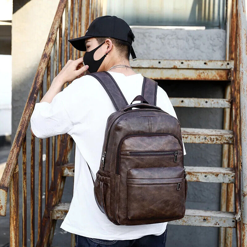 USB Charging Backpack Men Bagpack Laptop Backpacks Schoolbag Teenagers Boys