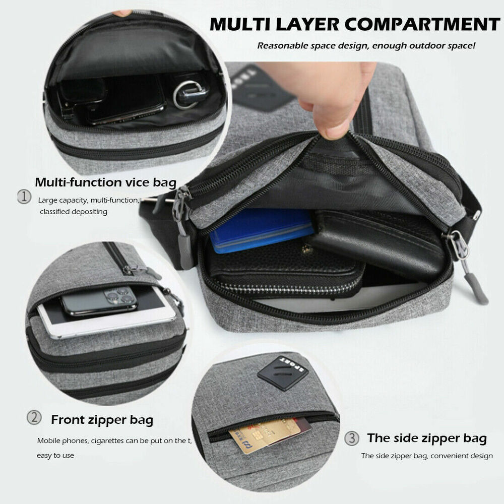 Men's Bag Crossbody Shoulder Bags Men Pack For Work Business Oxford Packs