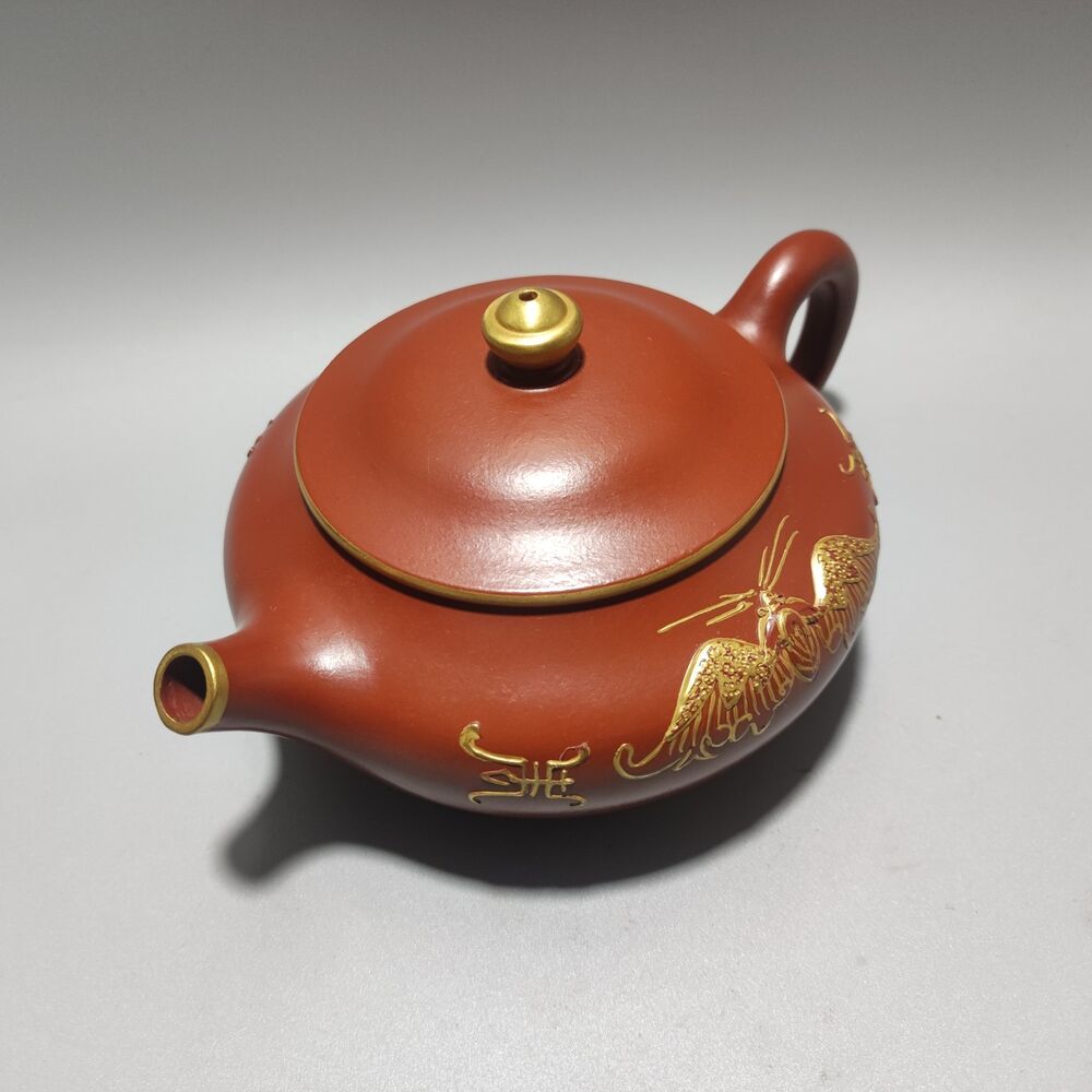Vintage Chinese Yixing Purple Clay Teapot Zisha Ceremony Exquisite Teaware Rare