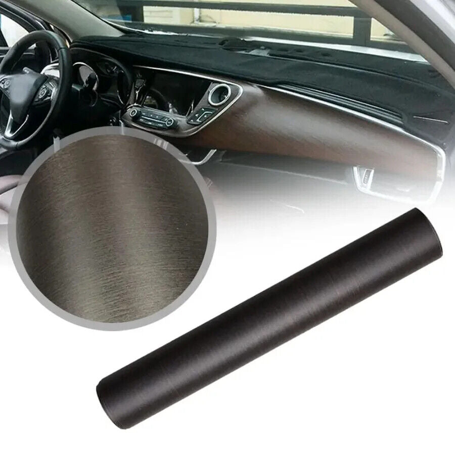 Car Sticker Interior Decoration PVC Self-Adhesive Wood Grain Textured Vinyl Film