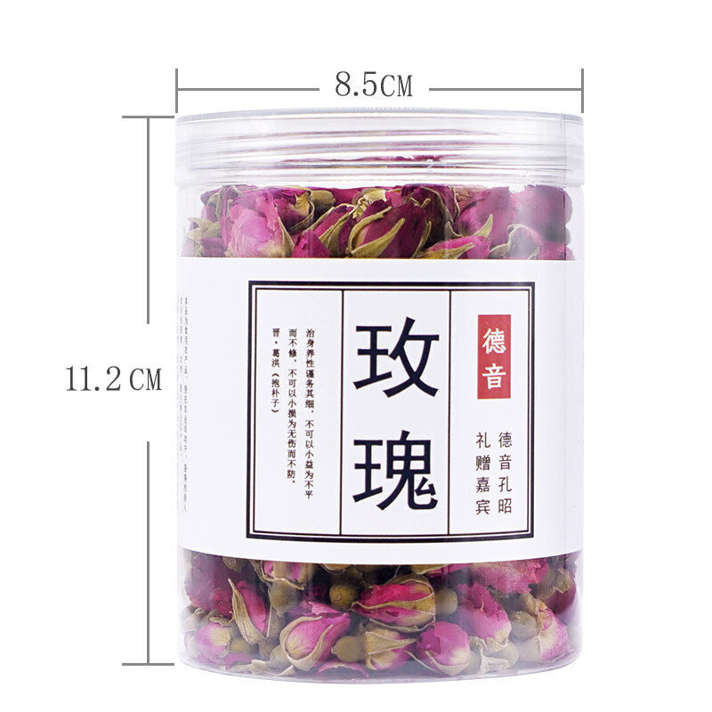 Roses Tea Shandong Roses 60g/jar Pingyin Roses Dried Roses Chinese Herbs