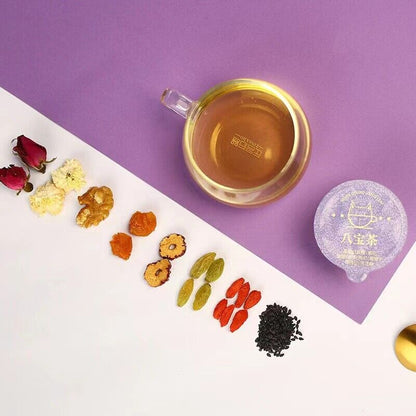 130g Goddess Tea Ladis Eight Treasure Herbal Tea Chinese Wolfberry Longan Tea