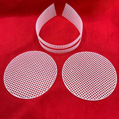 Knitting Weaving Plastic Mesh Sheet DIY Sewing Woven Bag Accessories Purse Makin