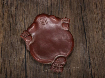 chinese tea pet gold-toad zisha Clay Fun Gongfu Popular Table Wealth yixing rare