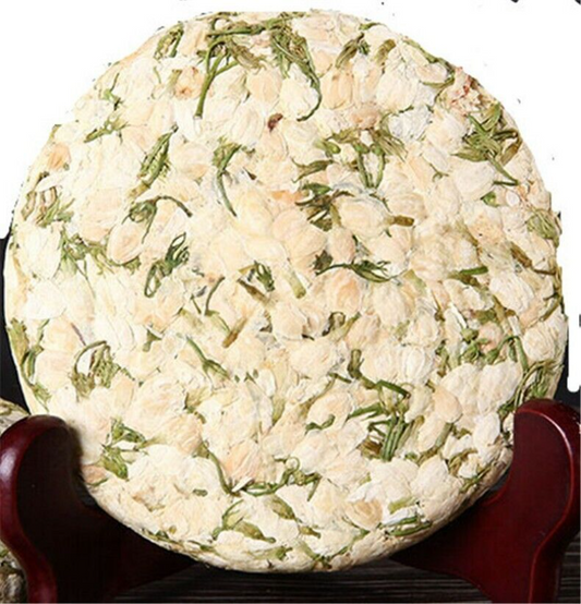 200g Natural Flower Tea Healthy Drink Dried Jasmine Tea Organic Herbal Tea Cake