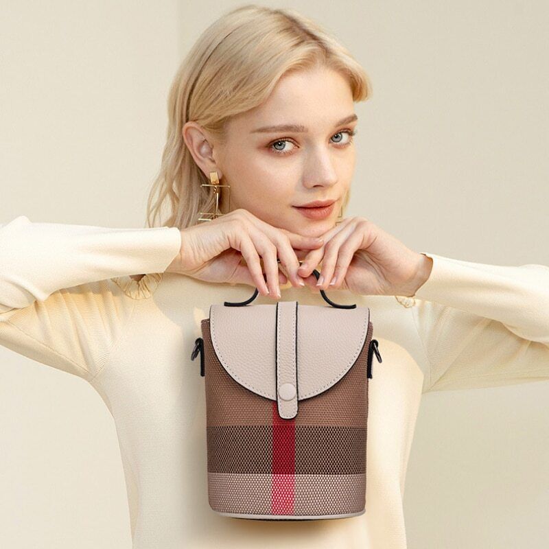 Canvas Crossbody Ladies Bag Zipper Bag Handbag Women Small Shoulder Bag