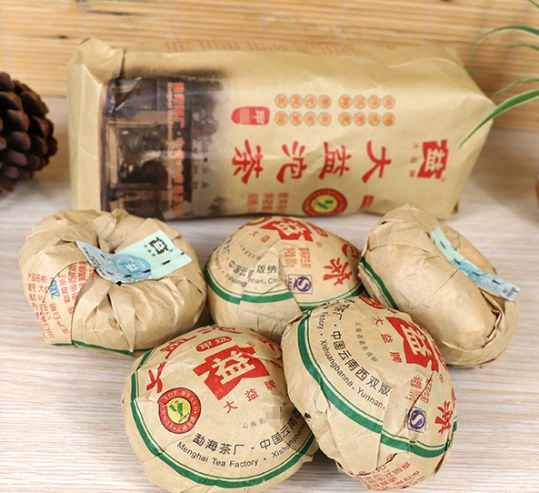 TAETEA 2009 Jia Ji Tuo Cha Tea Dayi Raw Puer Tuocha Aged Pu-erh Sheng Pu'er 500g