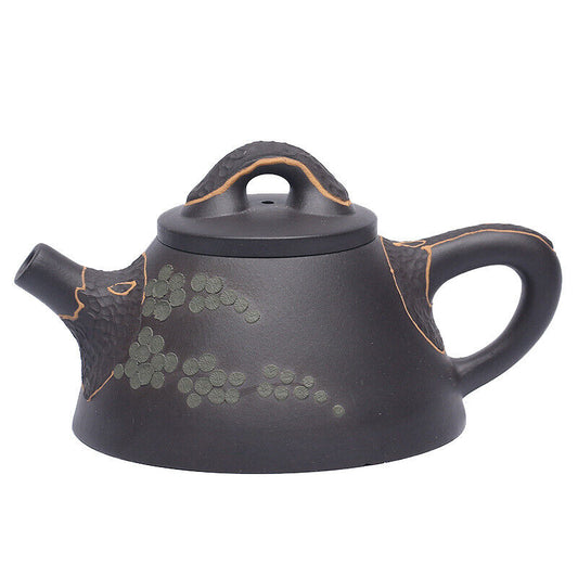 Zisha Teapot 180ml Chinese Yixing Clay Handmade Overlord Pine Tree Shipiao Pot