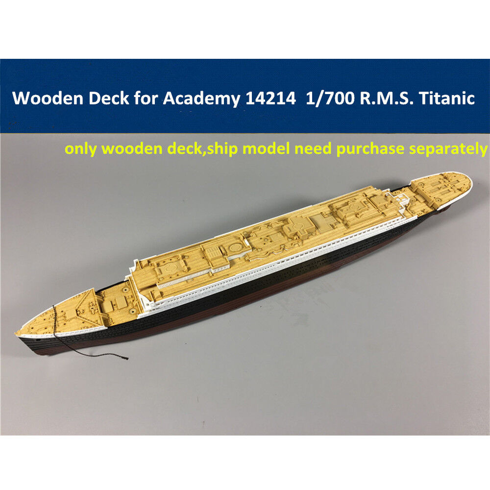 Wooden Deck for Academy 14214 1/700 Scale R.M.S. Titanic Model Kit