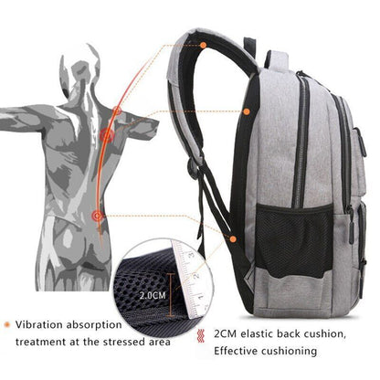 Backpack Men Laptop Backpacks 15.6 Oxford High School Bags Teen Student Backpack