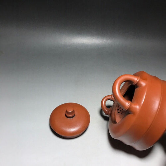 vintage chinese yixing purple clay teapot zisha ceremony carving Collectible art