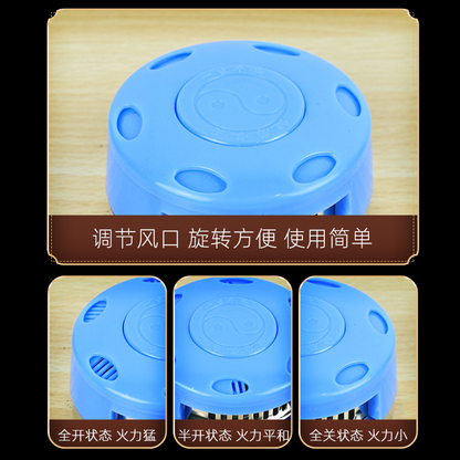 Portable Household Moxibustion Box Red Cloth Cover Moxa Pot半钢艾灸盒红布套随身家用艾柱艾灸罐艾灸器具