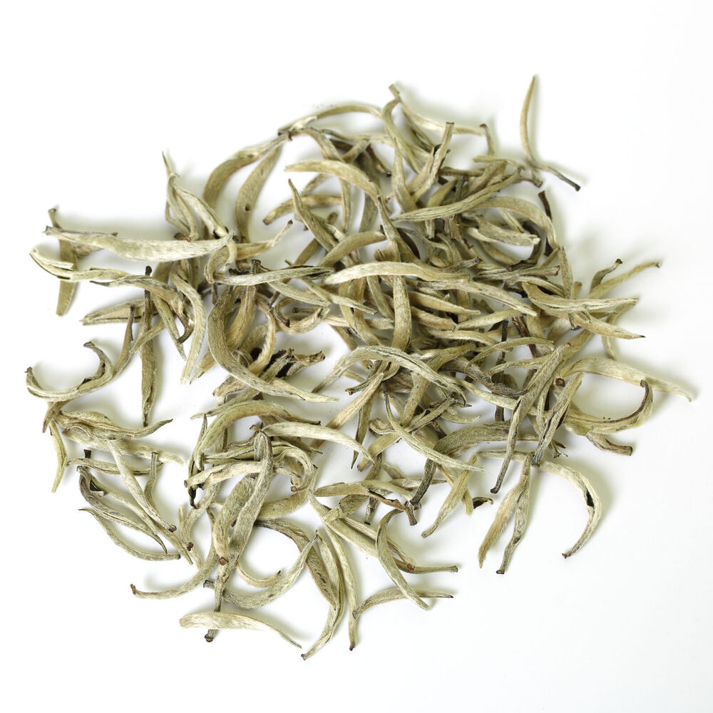 Premium Silver Needle White Tea Baihao Yinzhen Chinese Tips Loose Tea