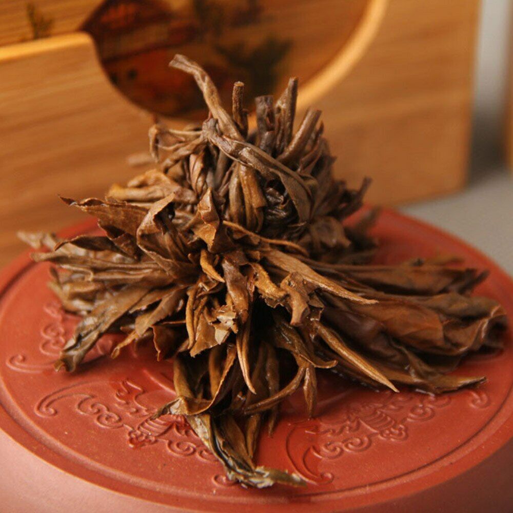 2023 Yunnan Black Tea Fengqing Dianhong Handmade Dragon Bal Golden Ball Tea 100g