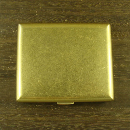 Collectable Brass Cigarette Case Holder Cigarette Box Holds 20 cigarettes