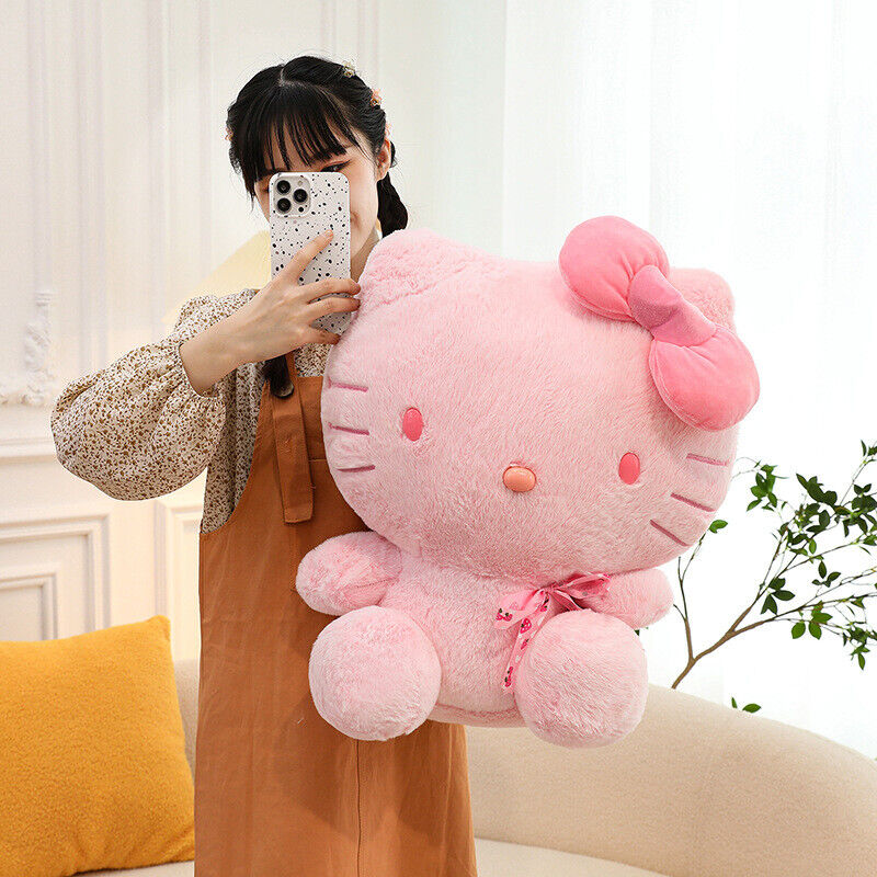 Hello Kitty Plush Toy Cherry Blossom Cat Doll Girl's Birthday Gift