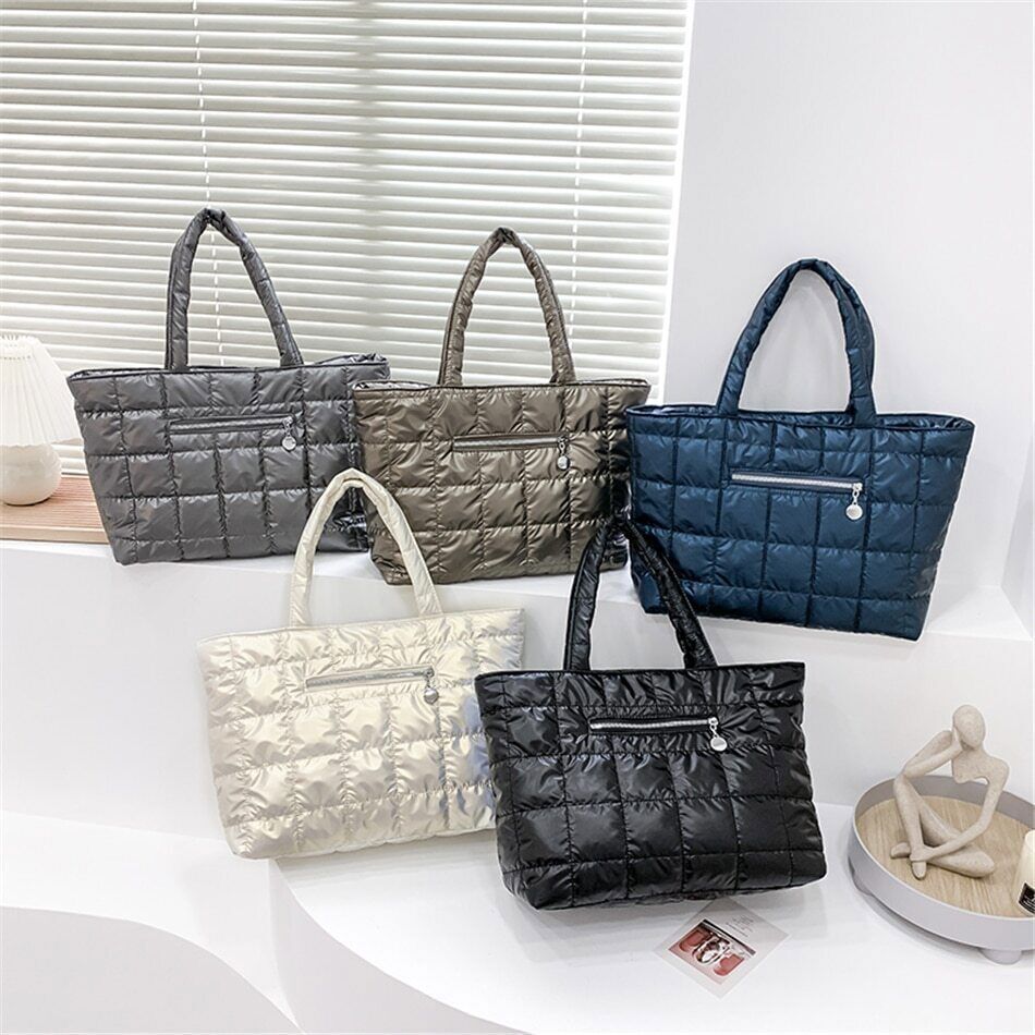 Fabric Women Bags Shoulder Bags Women Winter Travel Ladies Space Bag