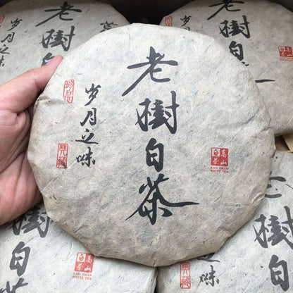 350g Fuding White Tea Gongmei High Mountain Old Tree White Tea Cake Chinese Tea