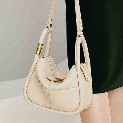 2023 Winter Genuine Leather Shoulder Bag Real Leather Handbag Ladies Bag