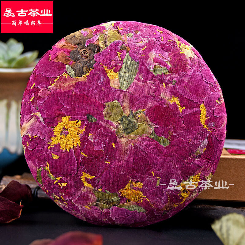 Flower Tea Cake Blooming Tea Peony Nectar Scented Health Tea Green Food 牡丹花茶