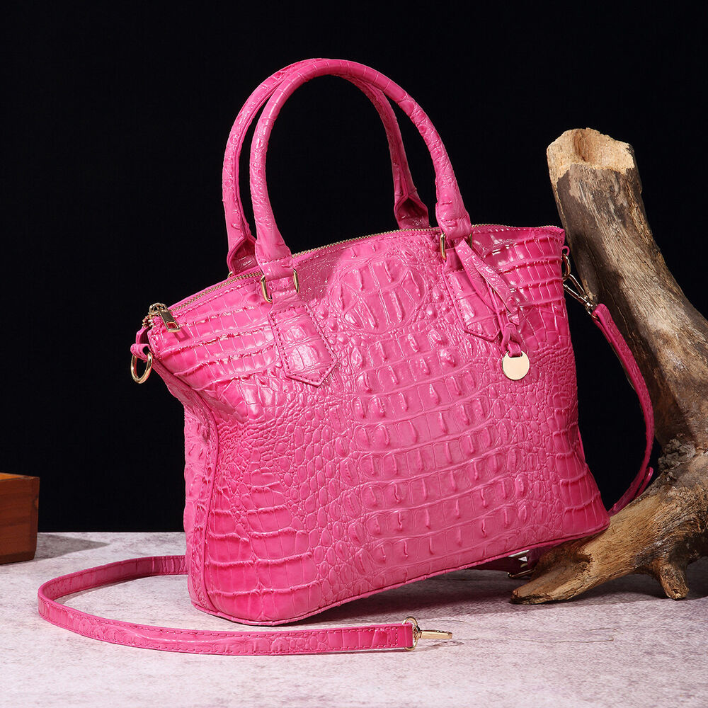 Women Patent Leather Crocodile Handbag Sling Satchel Tote Shoulder Bag Party Bag