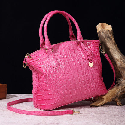 Women Patent Leather Crocodile Handbag Sling Satchel Tote Shoulder Bag Party Bag