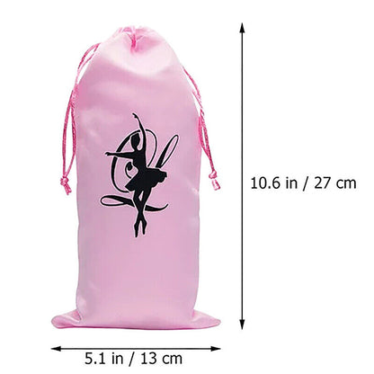 Dance Bag Shoes Storage Pouch Ballet Organizer Handbag Bags Satin Shoe Bag