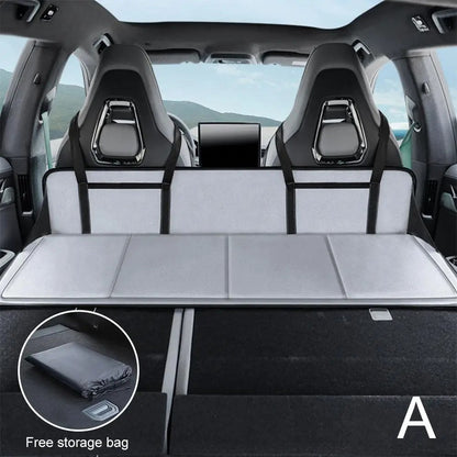 Folding Car Sleeping Mat Extension – SUV Rear Seat Bed Pad Camping Mattress