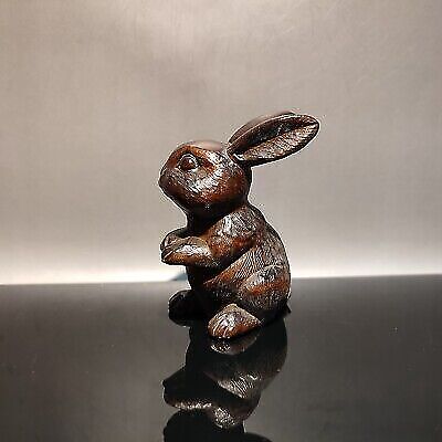 Figuras Decorativas Modernas Rabbit Love Statue Gifts Figurines Deco Artwork Art