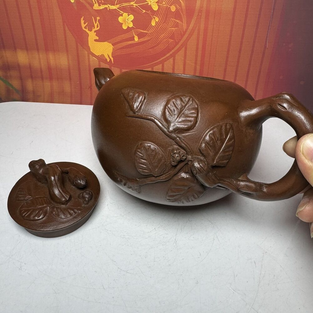 Vintage Chinese Yixing Purple Clay Teapot Zisha Ceremony Teaware Collection Rare