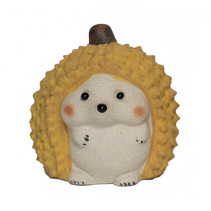 True Yixing Zisha Tea Pet Cat Hedgehog Durian Shape Creative House Warming Gift