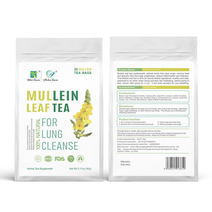 Mullein Leaf Tea Lung Clean Tea Bags Healthy Drink 3g*30bags