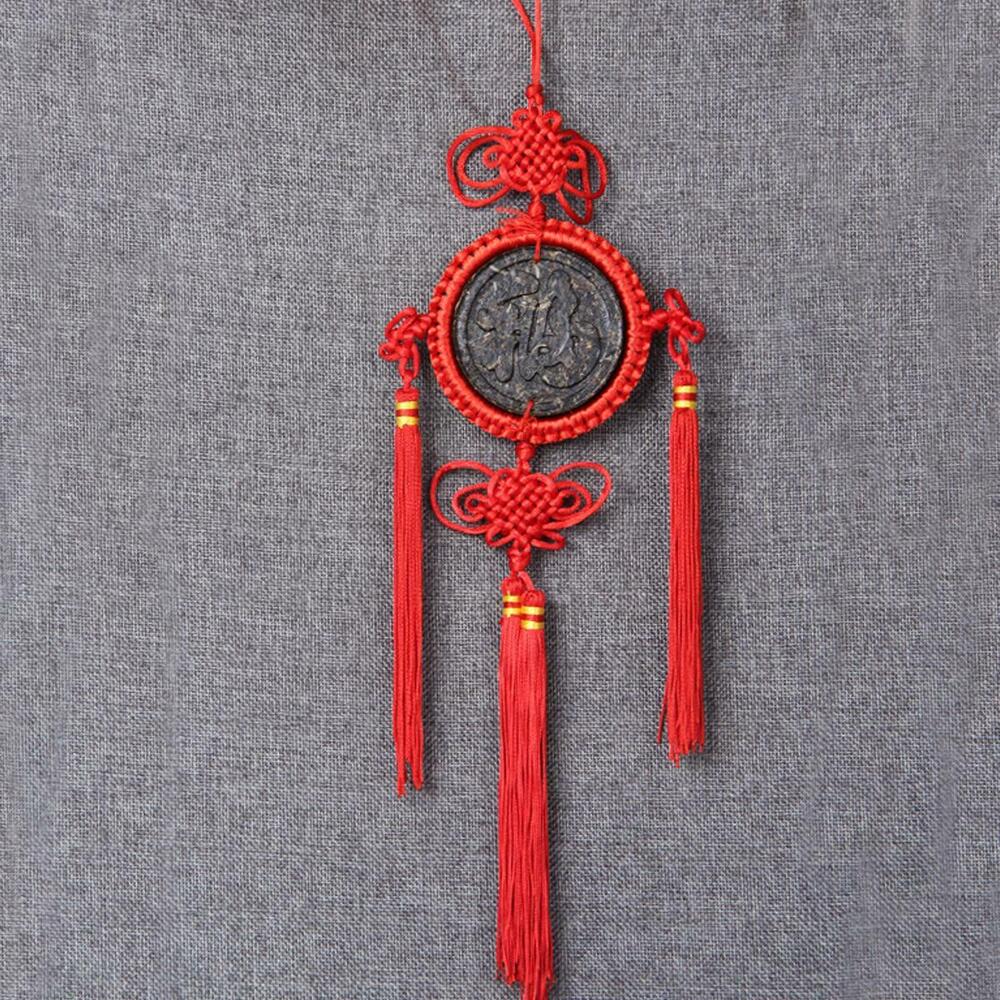 12 Pcs Organic China Yunnan Ripe Puerh Tea Zodiac Craft Pendant Decorative Gifts